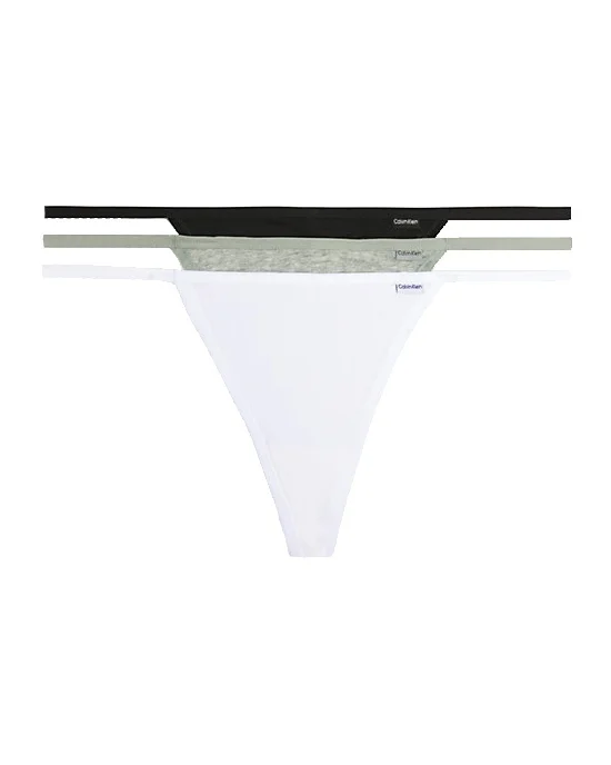 Dámské tanga Calvin Klein QD5070E 3 KUSY